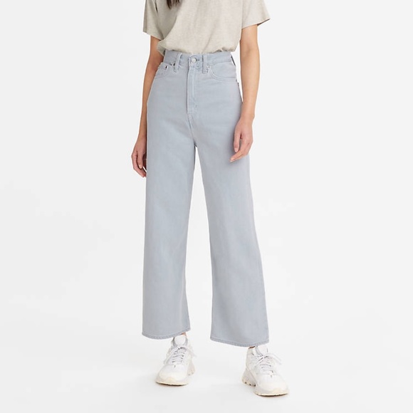 Levi's high loose jeans, 29 x 27 Meadow Flower, Wide Leg Denim - Picture 10 of 10